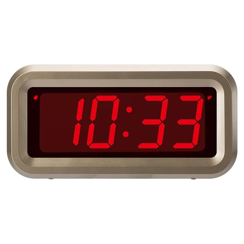 Timegyro Alarm Clock for Bedrooms, LED Digital Clock Battery Operated Small Wall Clock with 3 Level Brightness Adjustable,Snooze,12/24Hr,1.2" Digital Display for Desk, Bebside,Table, Travel - Image 2